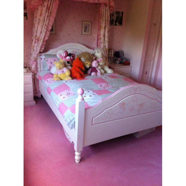 Double Bed With Fairy Artwork & Edging Colour